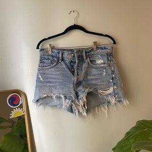 AGOLDE Swapmeet denim shorts
